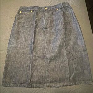 Ralph Lauren Blue Knee-Length Pencil Skirt for Work